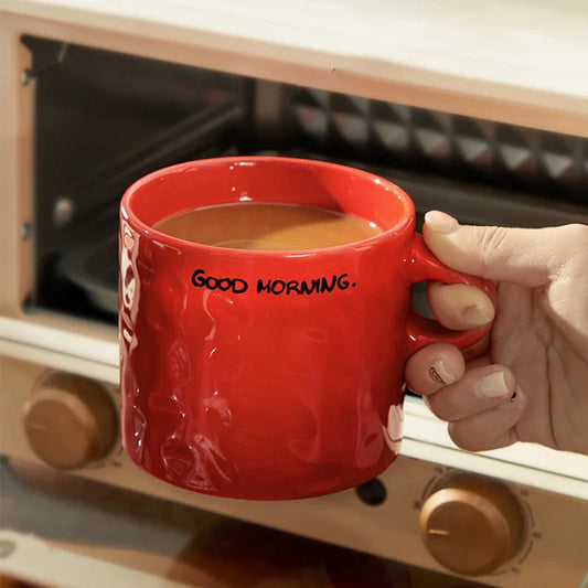 세련된 550ML 세라믹 머그 - 커피 애호가에게 딱 맞습니다!