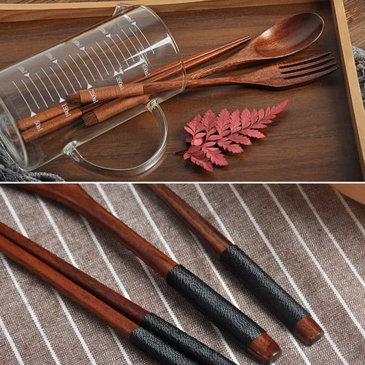 Handmade Bamboo Chopstick Set - Elegant Dining Essentials