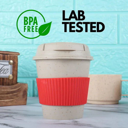 可重复使用的竹咖啡杯