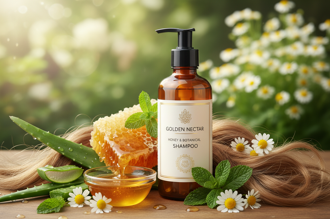 Discover the Secret to Perfect Hair with Natural Honey Shampoo – Plant Essence Extract Refreshing Shampoo for Soft Hair, Dandruff & Oil Removal