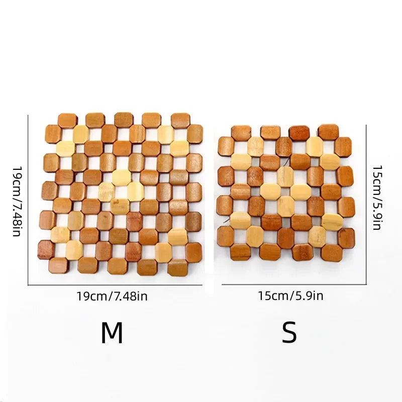 Bamboo Insulation Pad: Eco-Friendly Heat Protection for Stylish Dining