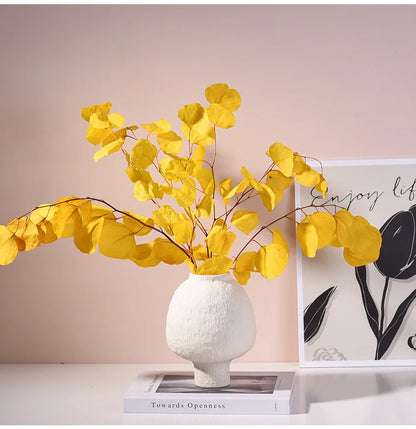 수제 세라믹 꽃병 - 가정용 장인의 꽃 우아함