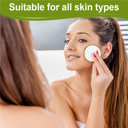 Miếng Tẩy Trang Tre Tái Sử Dụng - Siêu Mềm, Thân Thiện Với Môi Trường, Bộ Quà Tặng Kèm Thùng Tre Vegan