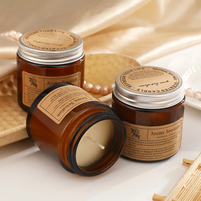 Nến Sáp Đậu Nành Thơm Không Khói - Quà Tặng Trang Trí Nhà Sang Trọng