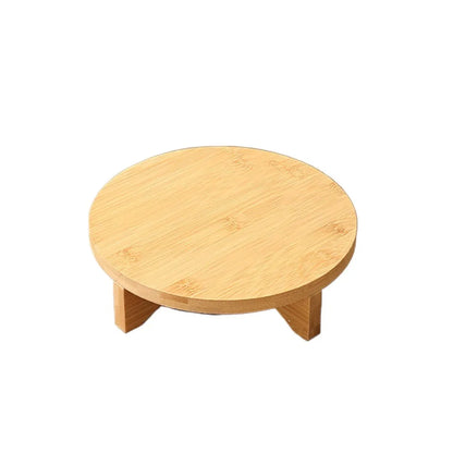 식물 애호가를 위한 우아한 목재 분재 디스플레이 스탠드 - 친환경 쇼케이스