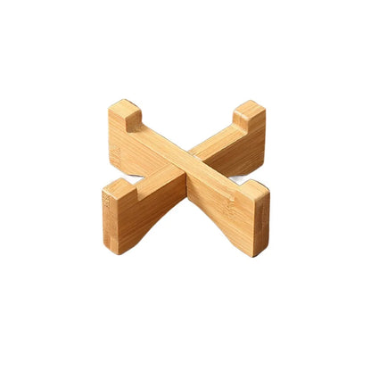 식물 애호가를 위한 우아한 목재 분재 디스플레이 스탠드 - 친환경 쇼케이스