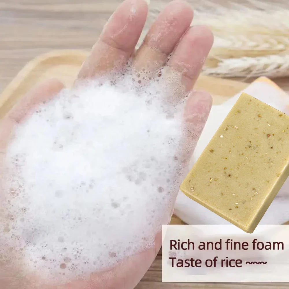 천연 귀리 비누 - OatPure 100g의 부드러운 브라이트닝 클렌징