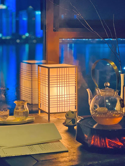 Đèn bàn tre: Ánh sáng ấm áp cho phòng ngủ ấm cúng & Nghiên cứu