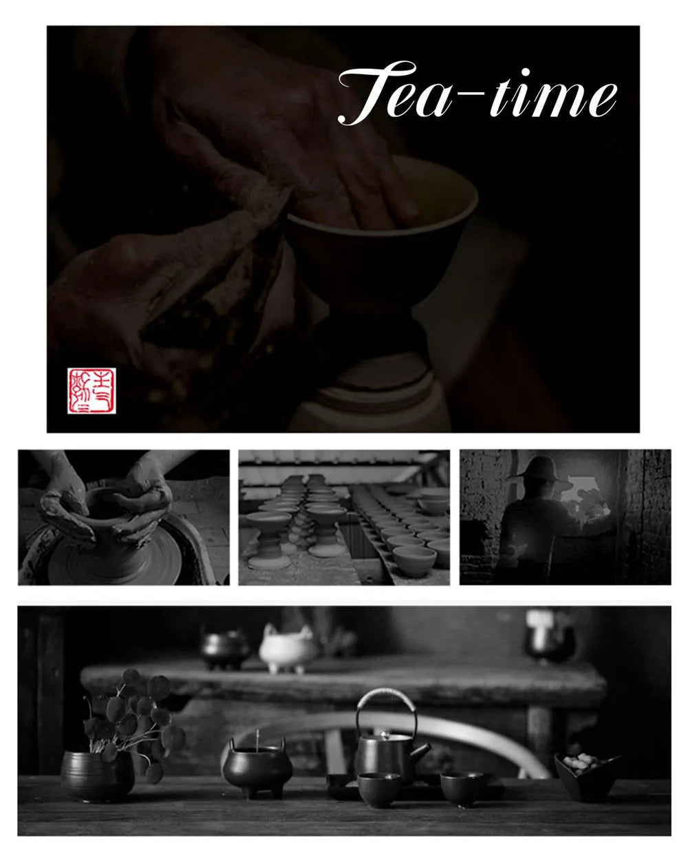 귀여운 호랑이 여행용 차 세트 - 차 애호가를 위한 휴대용 우아함