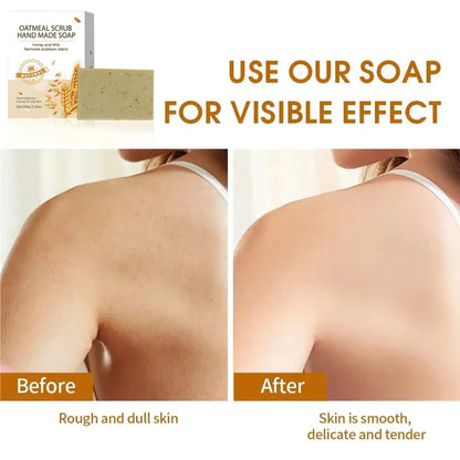 천연 귀리 비누 - OatPure 100g의 부드러운 브라이트닝 클렌징