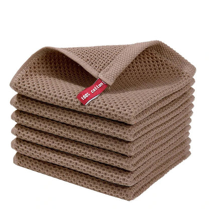 Super Absorbent Cotton Dishcloth - Soft & Stylish Kitchen Essential