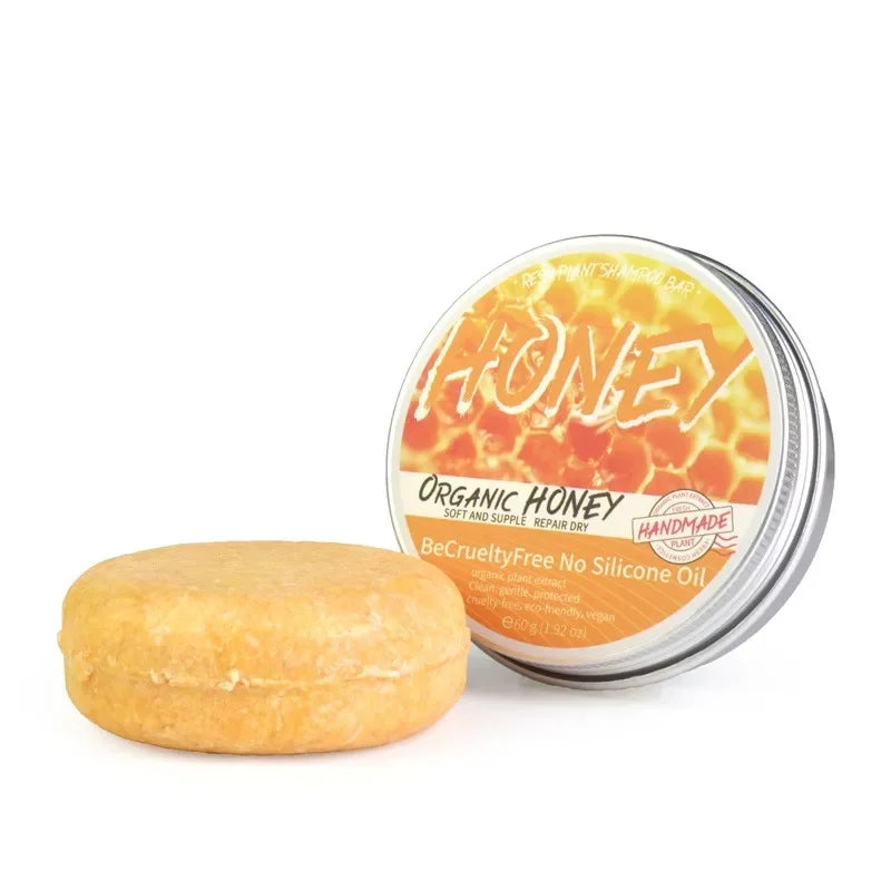 천연 허니 샴푸 - Rooted Living의 부드럽고 비듬 없는 모발