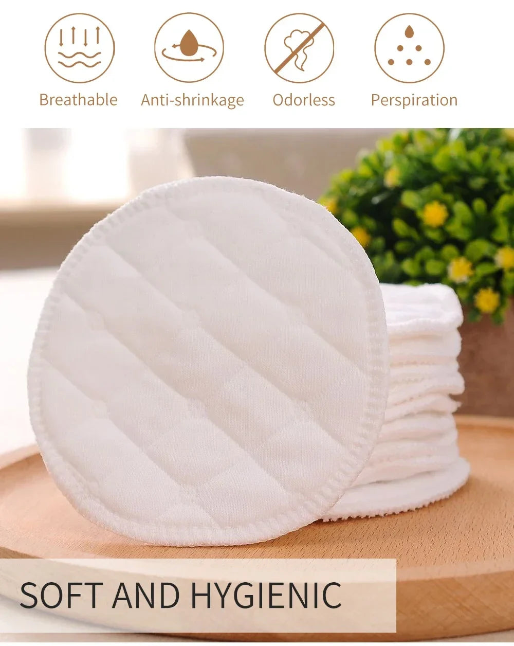 Eco-Friendly Makeup Remover Pads - Soft Bamboo Fiber for Gentle Cleansing