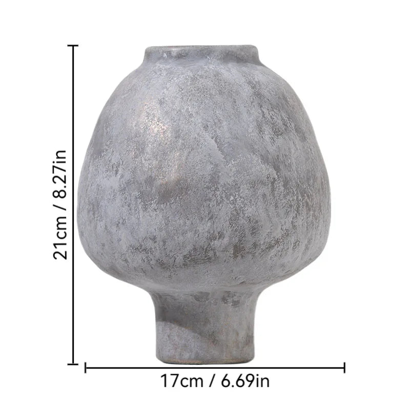 수제 세라믹 꽃병 - 가정용 장인의 꽃 우아함