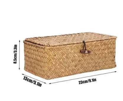 手工编织海草收纳篮套装 - 时尚 & 环保