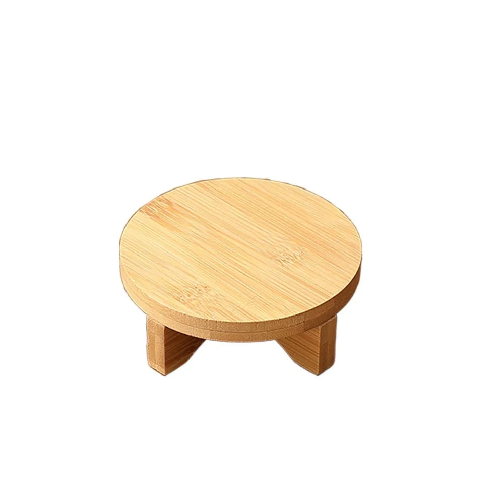 식물 애호가를 위한 우아한 목재 분재 디스플레이 스탠드 - 친환경 쇼케이스