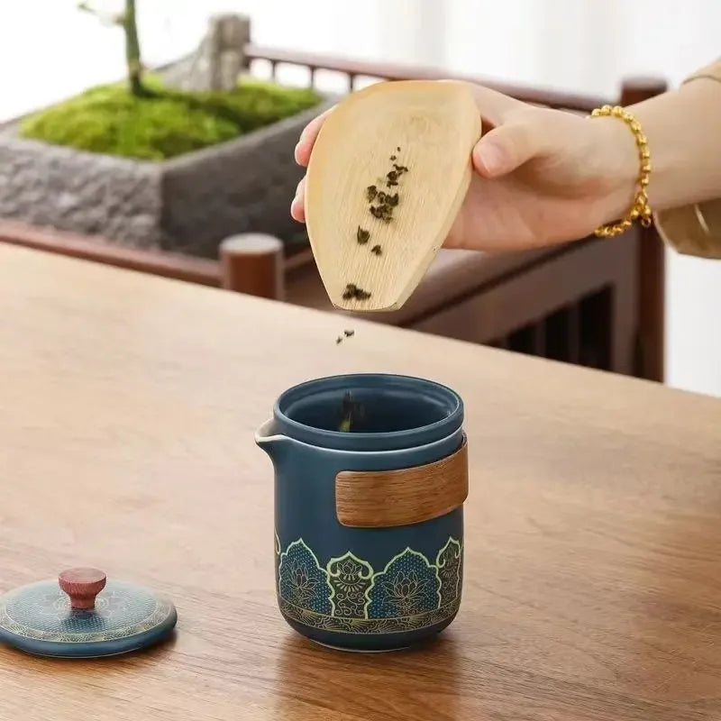Portable Travel Tea Set - Brew Joy Anywhere by Rooted Living