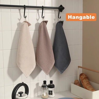Super Absorbent Cotton Dishcloth - Soft & Stylish Kitchen Essential