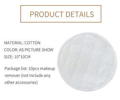 Eco-Friendly Makeup Remover Pads - Soft Bamboo Fiber for Gentle Cleansing