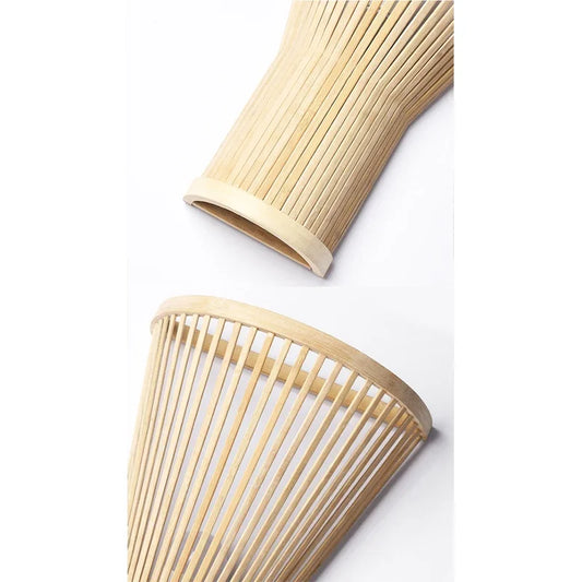 Đèn treo tường bằng tre mộc mạc – Trang trí nhà thân thiện với môi trường