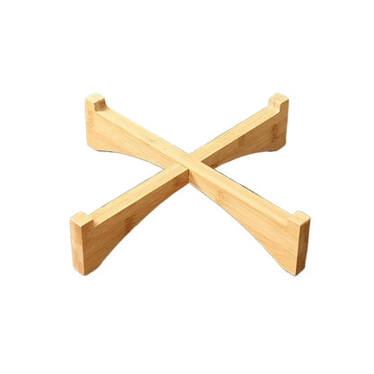 식물 애호가를 위한 우아한 목재 분재 디스플레이 스탠드 - 친환경 쇼케이스