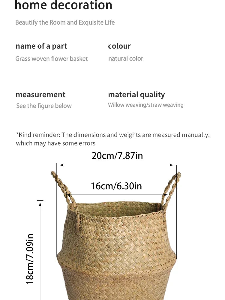 Giỏ đựng đồ chơi đan lát | Giải pháp lưu trữ thân thiện với môi trường cho gia đình