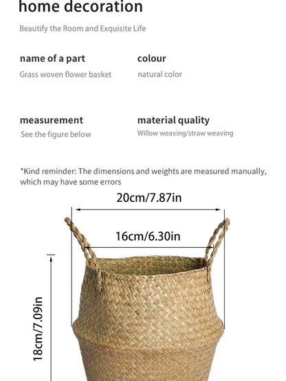 Giỏ đựng đồ chơi đan lát | Giải pháp lưu trữ thân thiện với môi trường cho gia đình