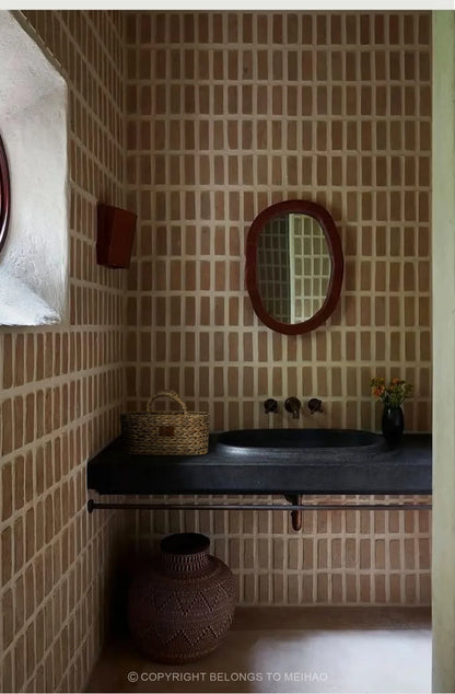 Cestino in alghe intrecciate a mano: organizer ecologico per la casa