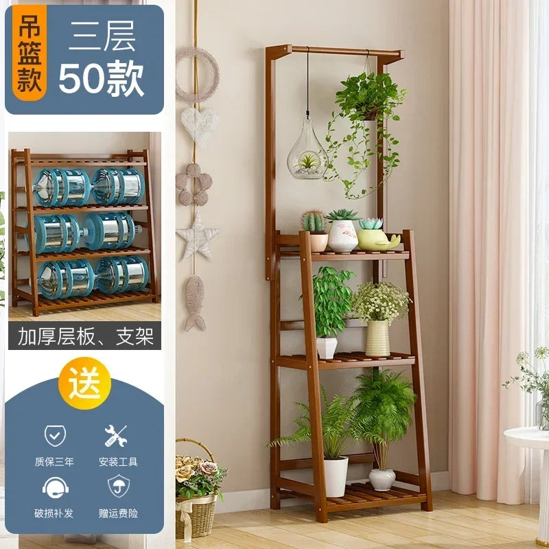 Wooden Universal Plant Shelf - Elevate Your Garden Style!