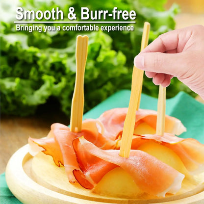 Fourchettes en bambou écologiques : l'essentiel de la charcuterie chic