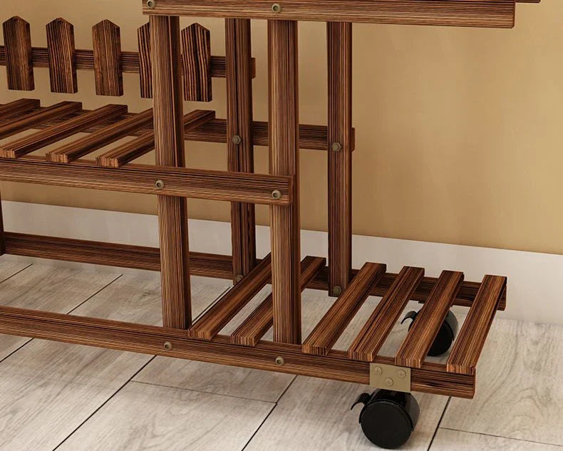 다층 발코니 꽃꽂이 - 식물 애호가를 위한 공간 절약형 시크함