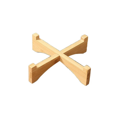 식물 애호가를 위한 우아한 목재 분재 디스플레이 스탠드 - 친환경 쇼케이스