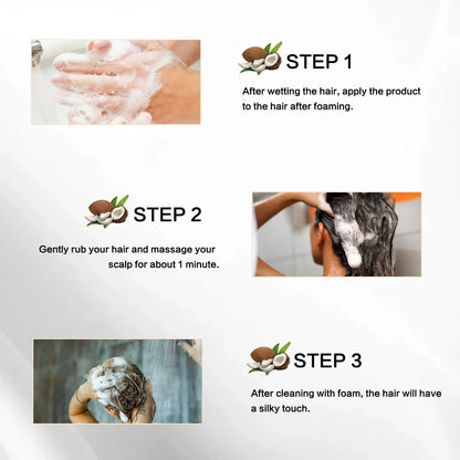 Xà phòng gội đầu dầu dừa hữu cơ - Nourish & Tăng cường tóc