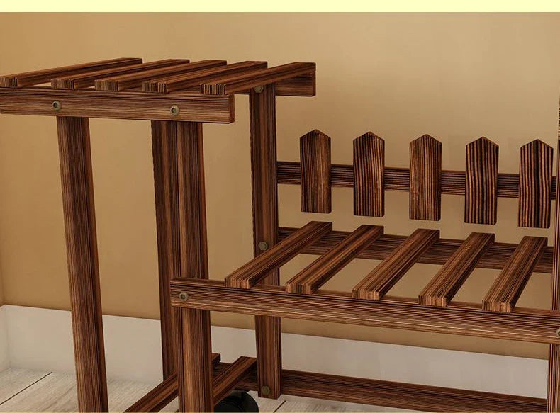 다층 발코니 꽃꽂이 - 식물 애호가를 위한 공간 절약형 시크함