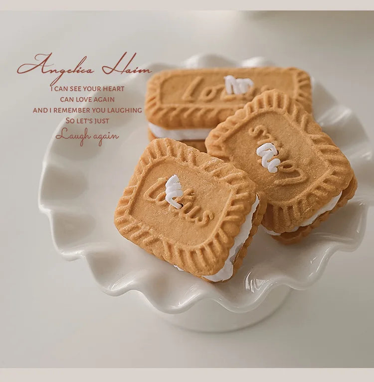 수제 비스킷 캔들 - [브랜드 이름]의 아늑한 아로마테라피