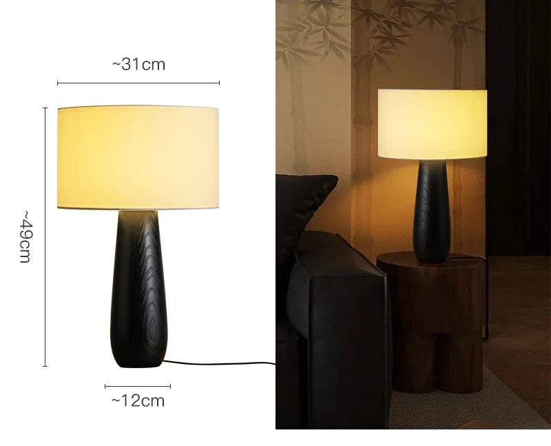 Modern Ash Wood LED Lamp - Enhance Your Home Style