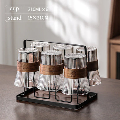 Elegant Heat-Resistant Glass Cup Set for Tea Lovers