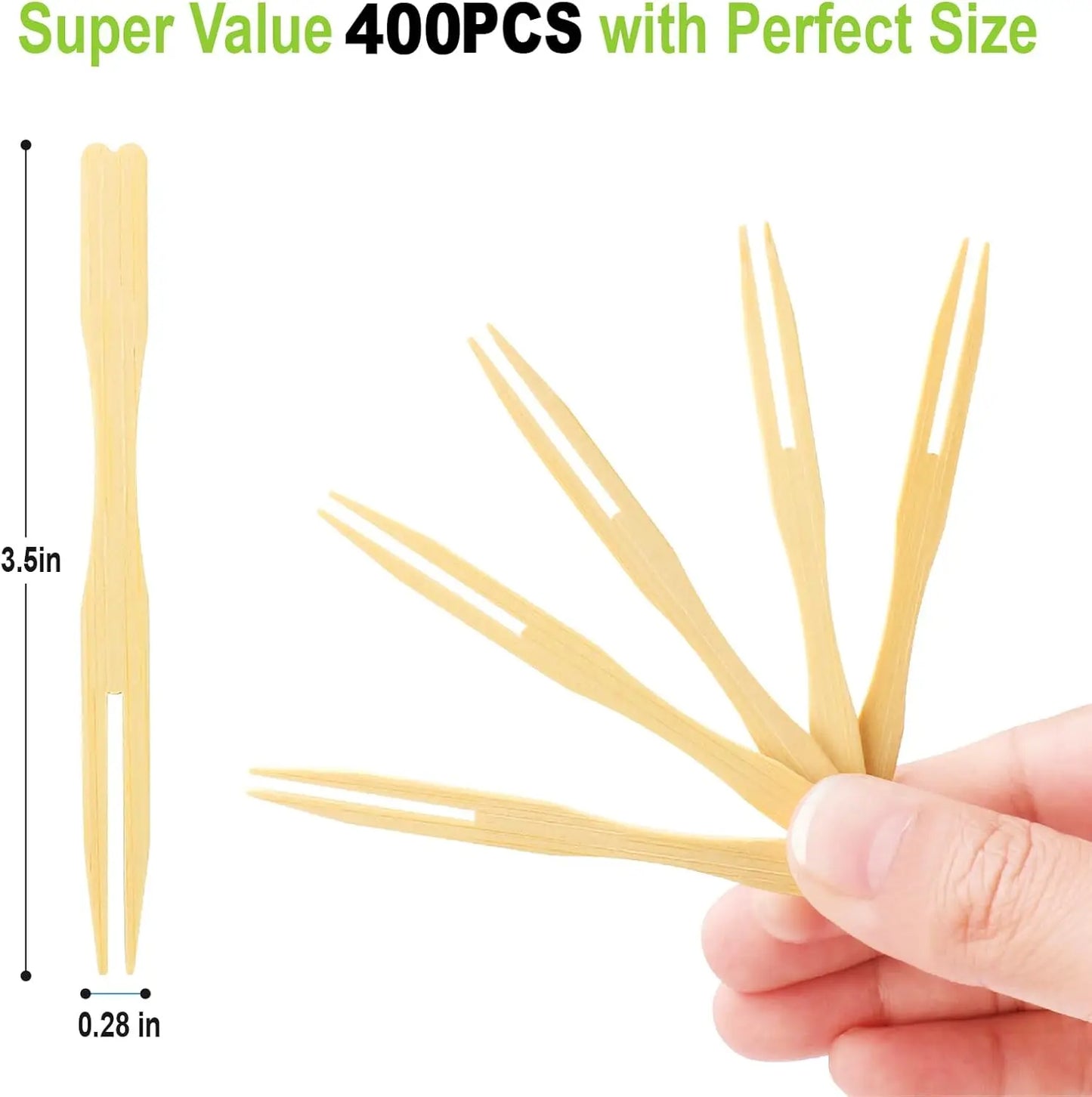 Fourchettes en bambou écologiques : l'essentiel de la charcuterie chic