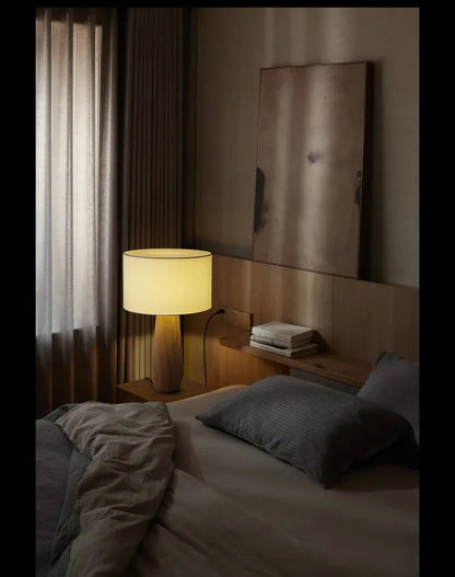 Modern Ash Wood LED Lamp - Enhance Your Home Style