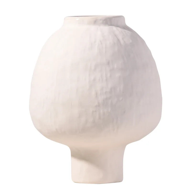 수제 세라믹 꽃병 - 가정용 장인의 꽃 우아함