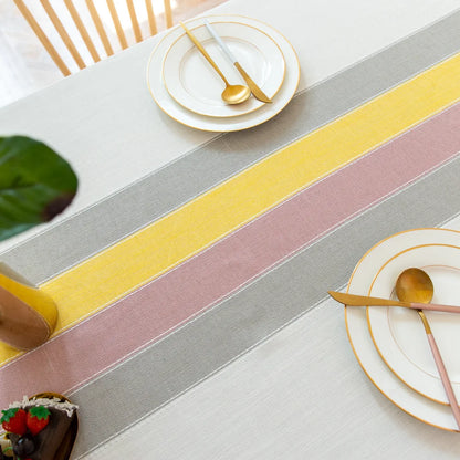 Battilo 방수 리넨 코튼 식탁보 – 식사 스타일 향상