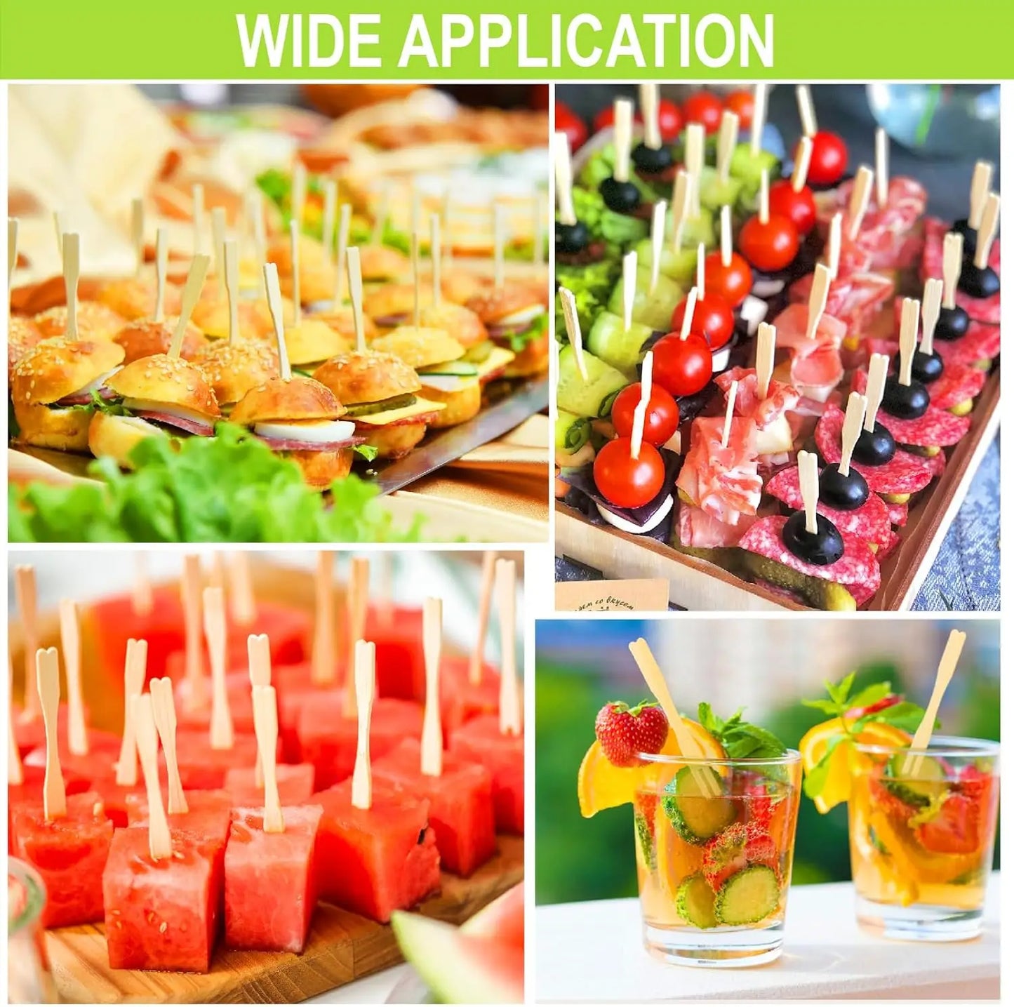 Fourchettes en bambou écologiques : l'essentiel de la charcuterie chic