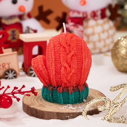 크리스마스 트리 아로마테라피 양초 - 아늑한 휴일의 행복