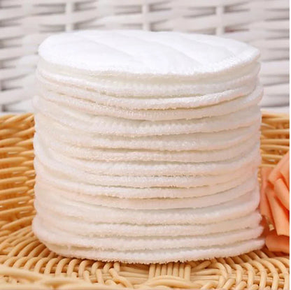 Eco-Friendly Makeup Remover Pads - Soft Bamboo Fiber for Gentle Cleansing
