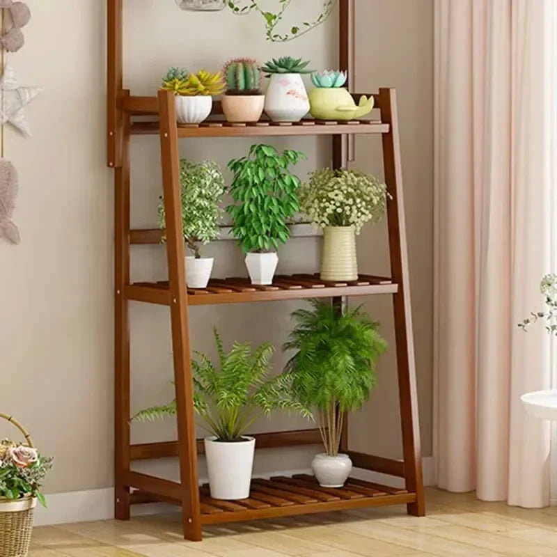 Wooden Universal Plant Shelf - Elevate Your Garden Style!