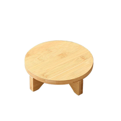 식물 애호가를 위한 우아한 목재 분재 디스플레이 스탠드 - 친환경 쇼케이스