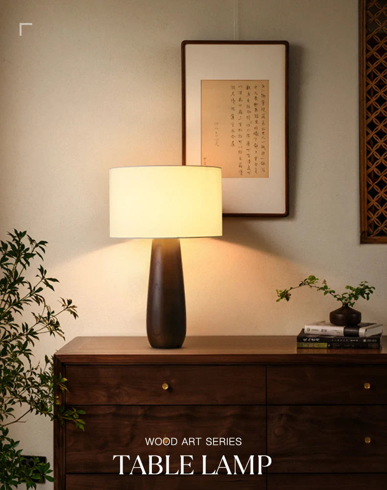 Modern Ash Wood LED Lamp - Enhance Your Home Style