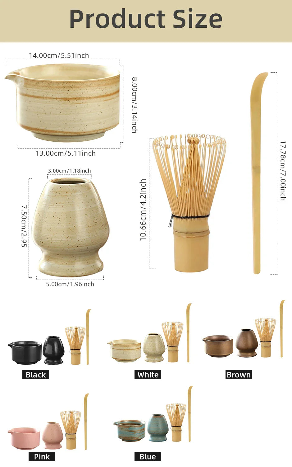 Service à thé matcha japonais – Élevez votre rituel de brassage