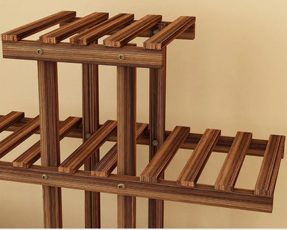 다층 발코니 꽃꽂이 - 식물 애호가를 위한 공간 절약형 시크함