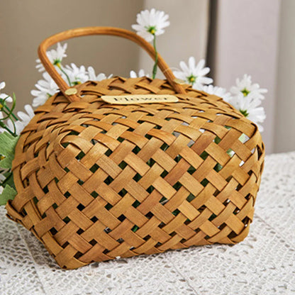 Giỏ hoa tre thanh lịch của Girl Basket - Trang trí thân thiện với môi trường